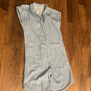 Old navy chambray button front dress